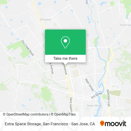 Extra Space Storage map