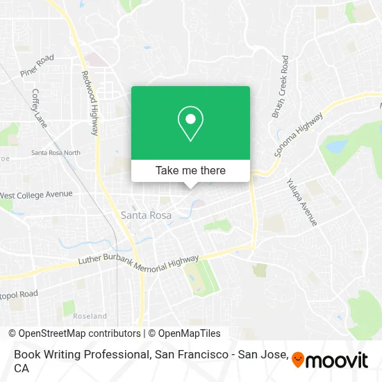 Book Writing Professional map