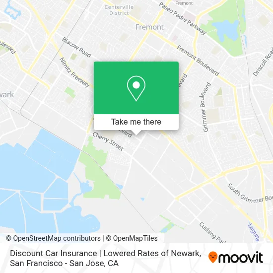 Discount Car Insurance | Lowered Rates of Newark map