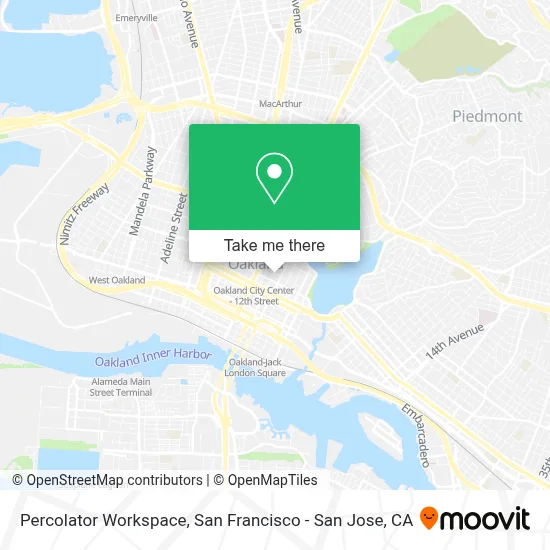 Percolator Workspace map