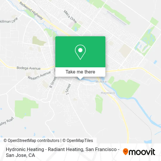 Hydronic Heating - Radiant Heating map