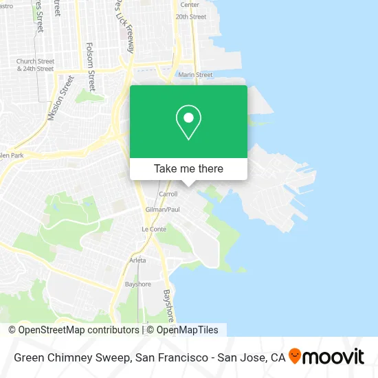 Green Chimney Sweep map