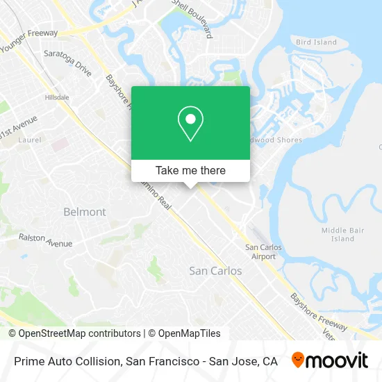Prime Auto Collision map