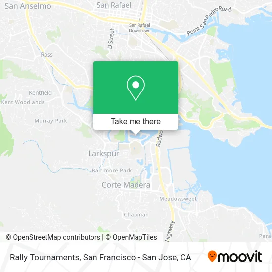 Rally Tournaments map