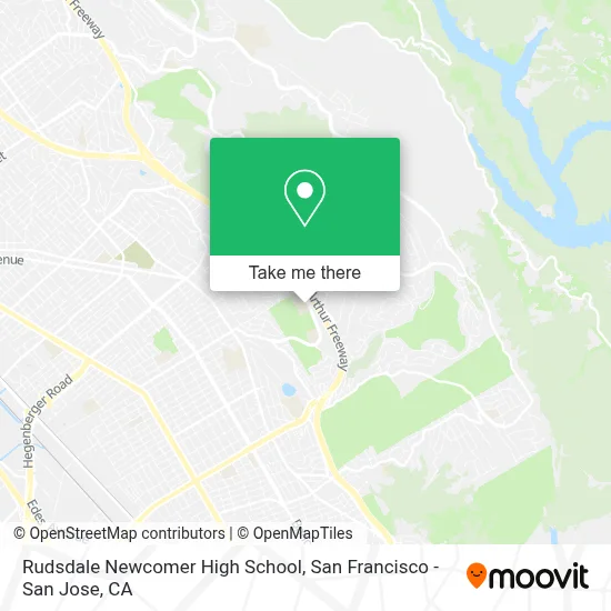 Rudsdale Newcomer High School map