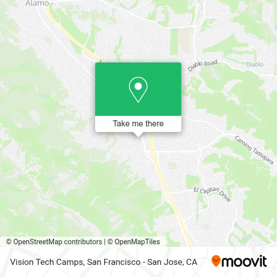Vision Tech Camps map
