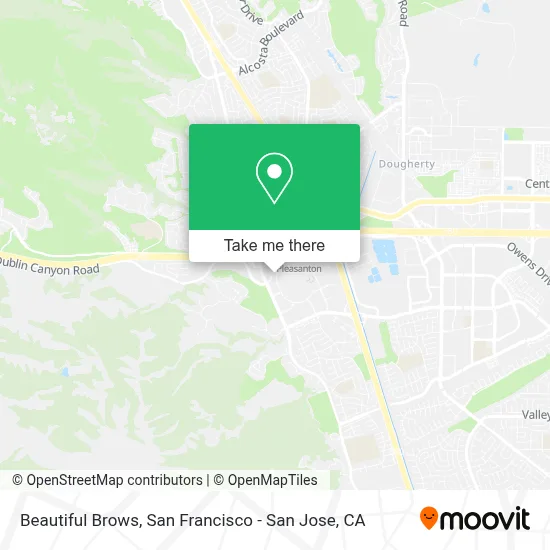 Beautiful Brows map