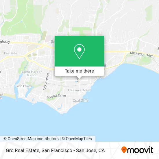 Gro Real Estate map