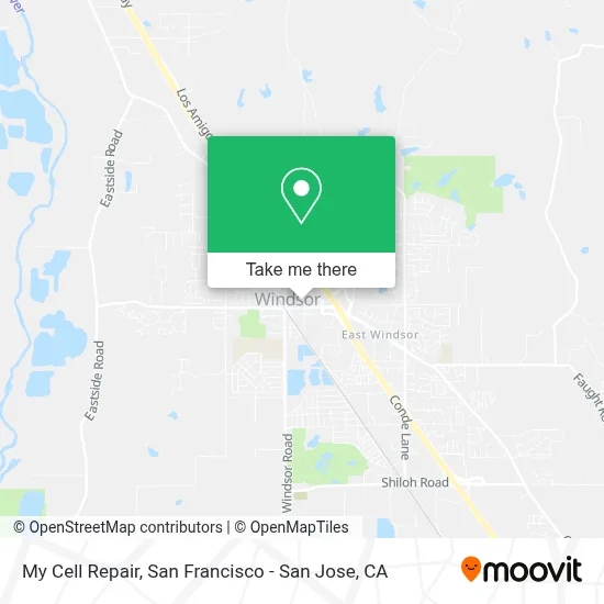 My Cell Repair map