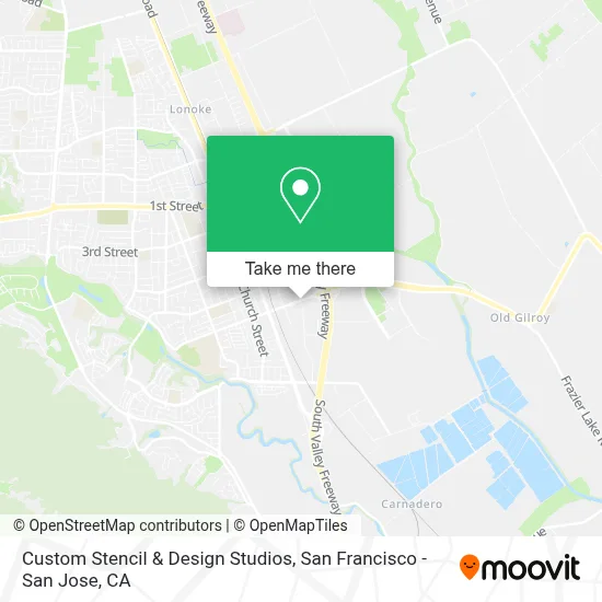 Custom Stencil & Design Studios map