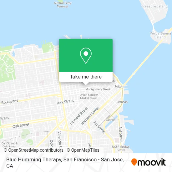 Blue Humming Therapy map