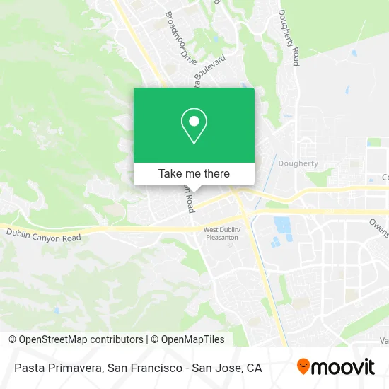 Pasta Primavera map
