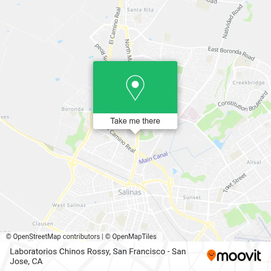 Laboratorios Chinos Rossy map