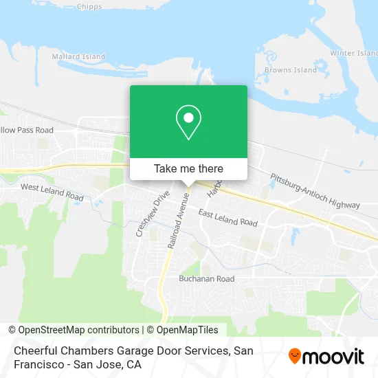 Cheerful Chambers Garage Door Services map