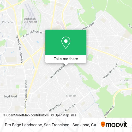 Pro Edge Landscape map