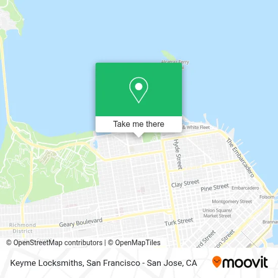 Keyme Locksmiths map