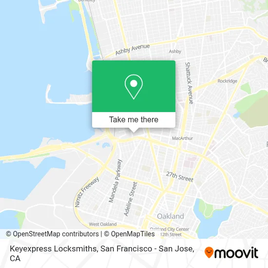Keyexpress Locksmiths map