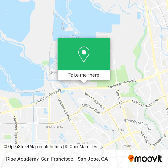 Rise Academy map