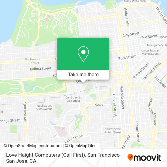 Love Haight Computers (Call First) map