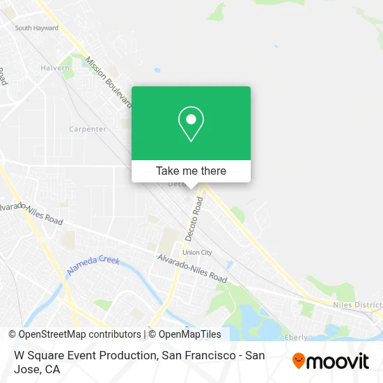 W Square Event Production map