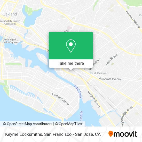 Keyme Locksmiths map