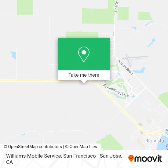 Williams Mobile Service map