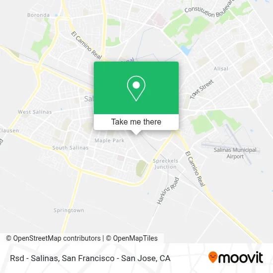 Rsd - Salinas map
