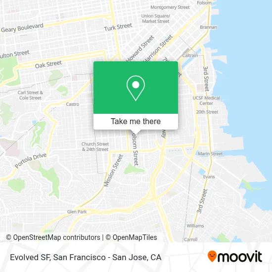 Evolved SF map