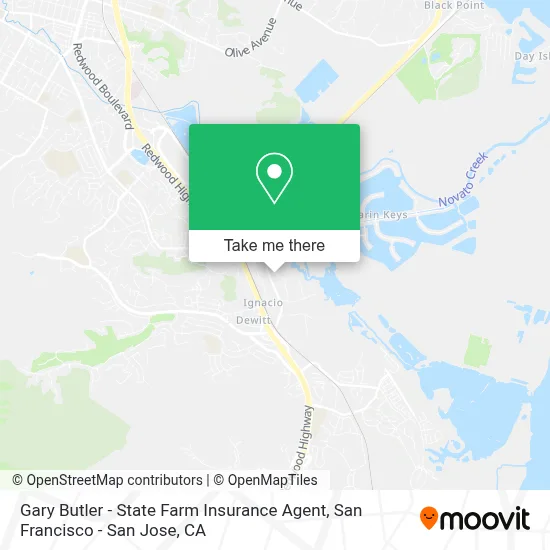 Gary Butler - State Farm Insurance Agent map