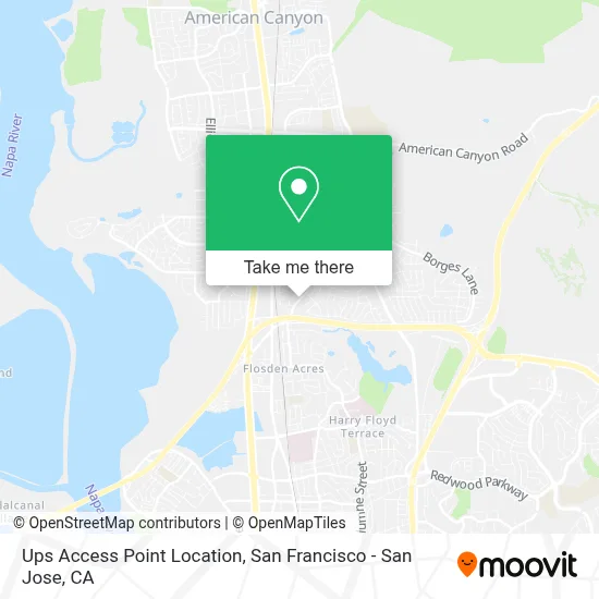 Ups Access Point Location map