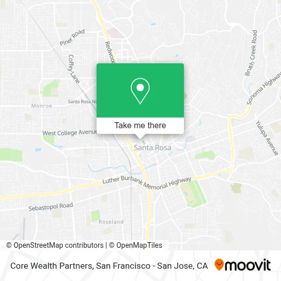 Core Wealth Partners map