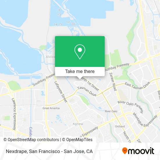 Nexdrape map