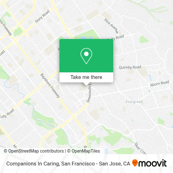 Companions In Caring map