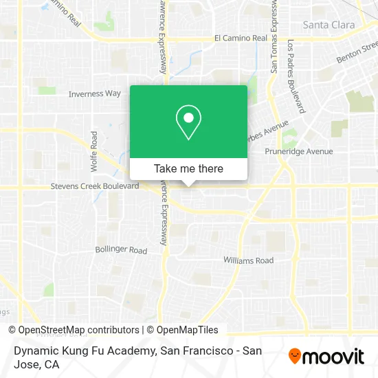 Dynamic Kung Fu Academy map