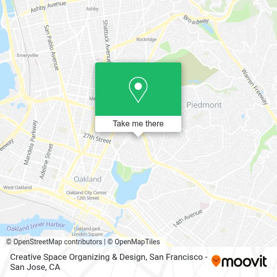 Creative Space Organizing & Design map