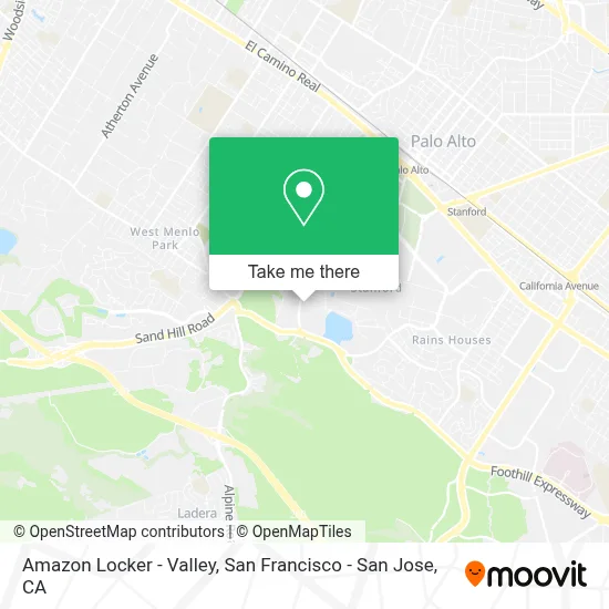 Amazon Locker - Valley map