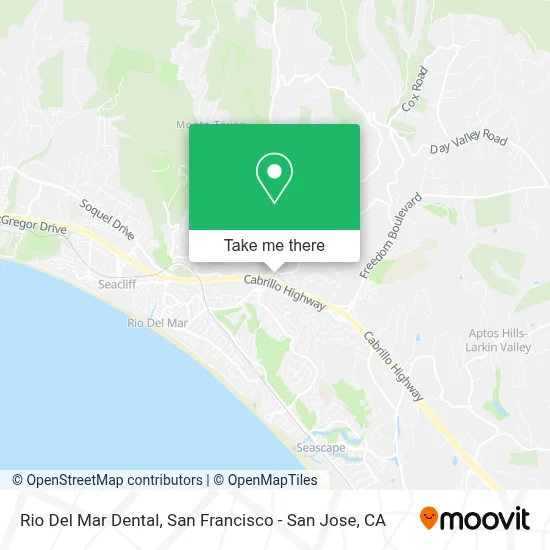 Rio Del Mar Dental map