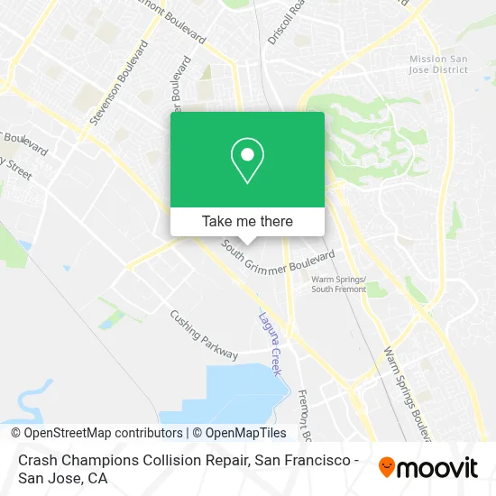 Crash Champions Collision Repair map