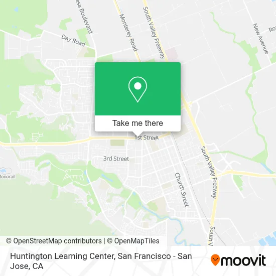Huntington Learning Center map