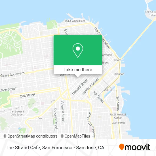 The Strand Cafe map
