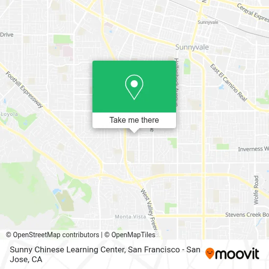 Sunny Chinese Learning Center map