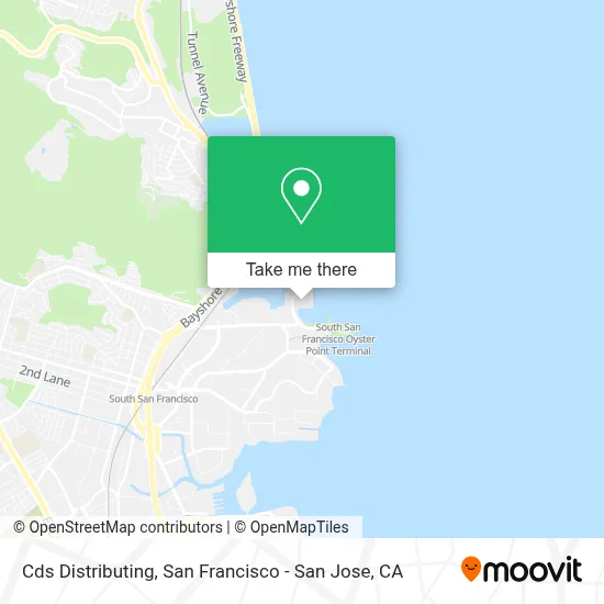 Cds Distributing map