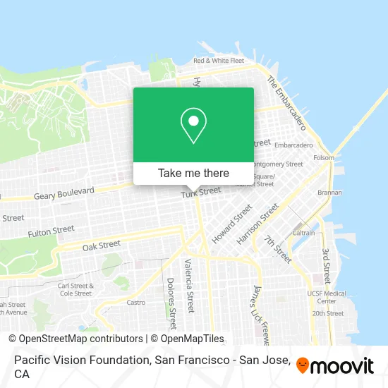 Pacific Vision Foundation map