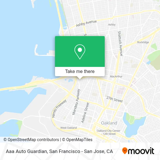 Aaa Auto Guardian map