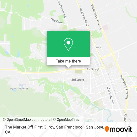 The Market Off First Gilroy map