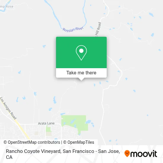 Rancho Coyote Vineyard map