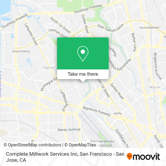 Complete Millwork Services Inc map