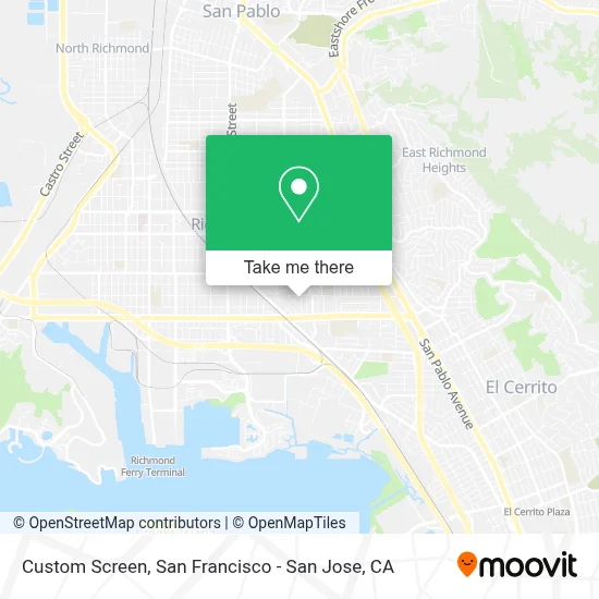 Custom Screen map