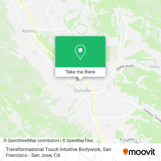 Transformational Touch Intuitive Bodywork map