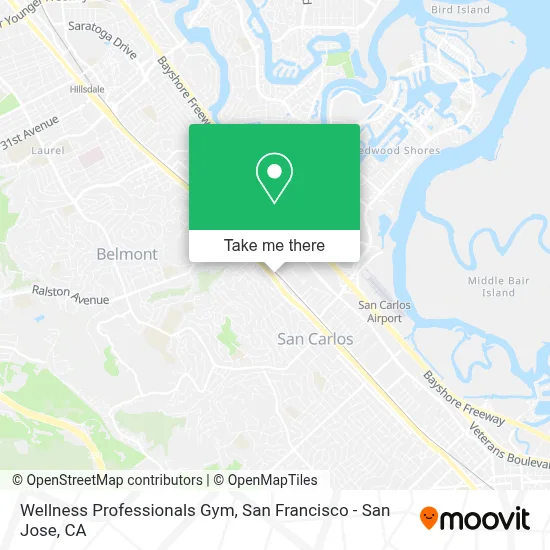 Wellness Professionals Gym map